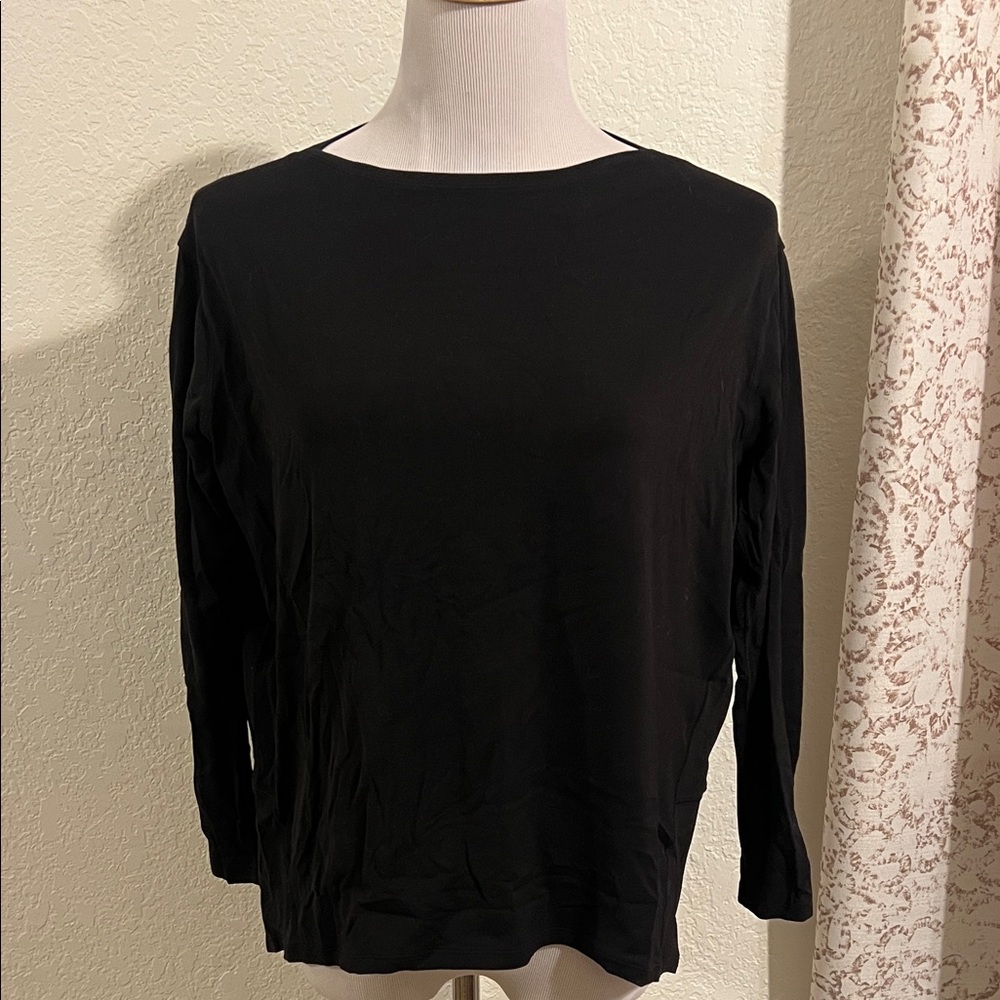 Oversized long sleeve yoga top
